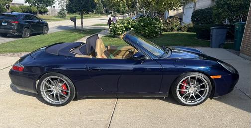 Blue 1999 Porsche 911 911 Carrera Cabriolet