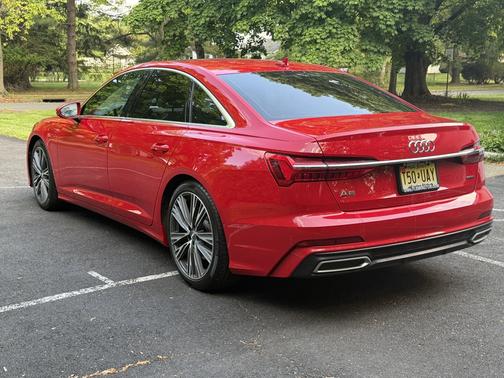 Red 2019 Audi A6 55 Premium