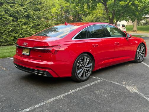 Red 2019 Audi A6 55 Premium