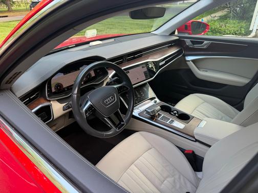 Red 2019 Audi A6 55 Premium