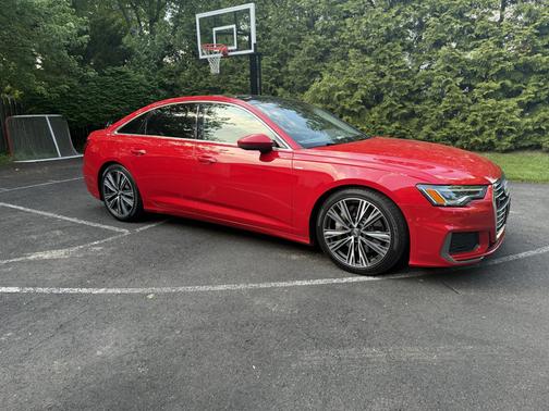 Red 2019 Audi A6 55 Premium
