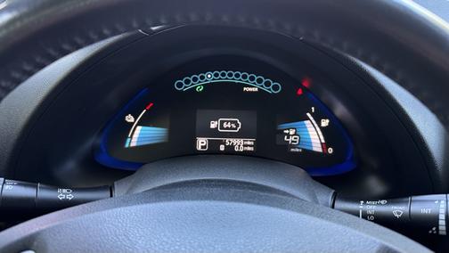 Blue 2015 Nissan Leaf SL
