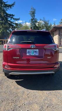 Red 2018 Toyota RAV4 XLE