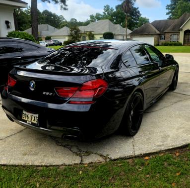 Blue 2015 BMW 650 Gran Coupe i