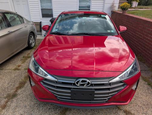 Red 2020 Hyundai ELANTRA Value Edition