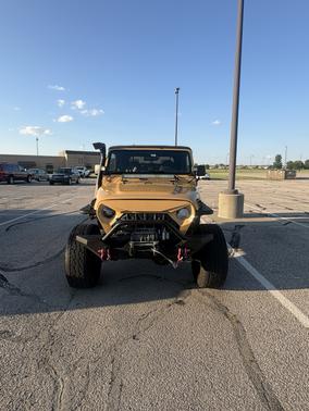 Yellow 2002 Jeep Wrangler Sahara