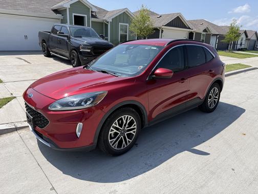Red 2020 Ford Escape SEL
