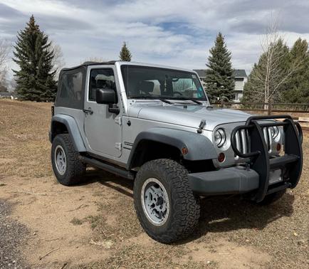 Silver 2010 Jeep Wrangler Sport