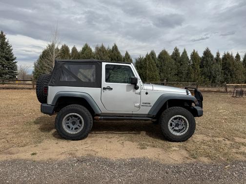 Silver 2010 Jeep Wrangler Sport