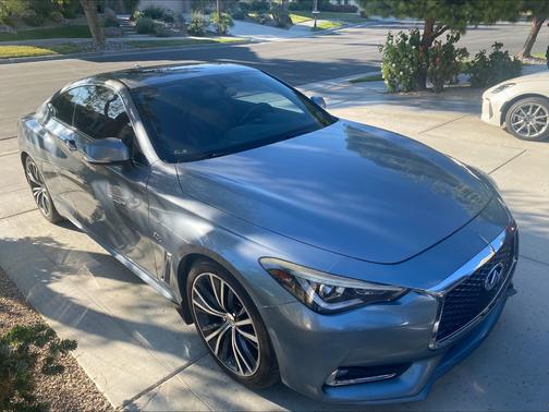 Silver 2017 INFINITI Q60 3.0T Premium
