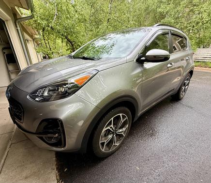 Gray 2020 Kia Sportage SX Turbo