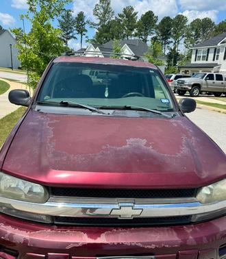 Red 2004 Chevrolet Trailblazer LS