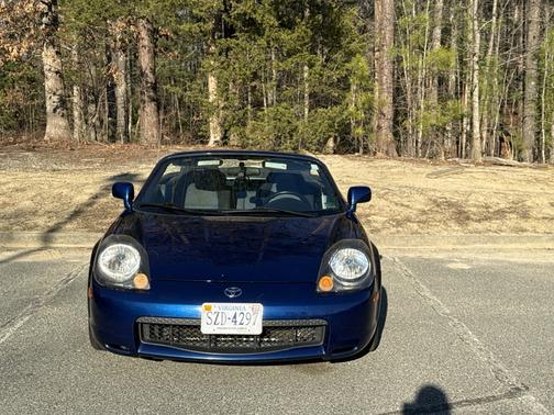 Blue 2002 Toyota MR2 Spyder