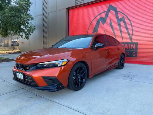Orange 2023 Honda Civic Si Base