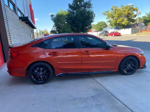 Orange 2023 Honda Civic Si Base