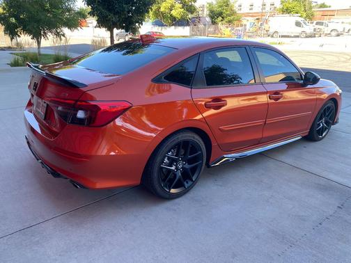 Orange 2023 Honda Civic Si Base