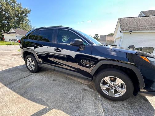Black 2025 Toyota RAV4 Hybrid LE