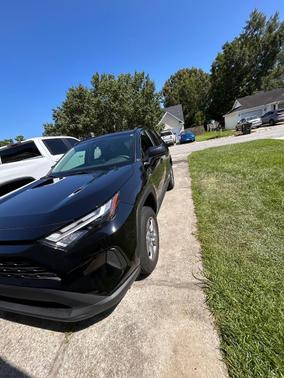 Black 2025 Toyota RAV4 Hybrid LE