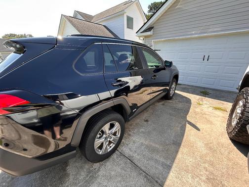 Black 2025 Toyota RAV4 Hybrid LE