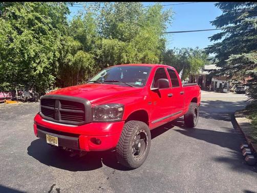 Red 2006 Dodge Ram 1500 Laramie Quad Cab
