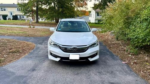 White 2017 Honda Accord Hybrid Base