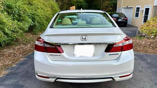 White 2017 Honda Accord Hybrid Base