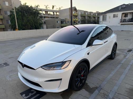 White 2023 Tesla Model X Plaid