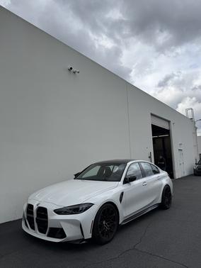 White 2023 BMW M3 Base
