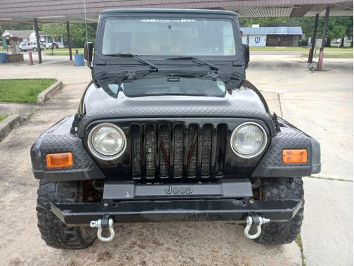 Black 2002 Jeep Wrangler X
