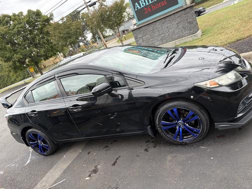 Black 2015 Honda Civic LX