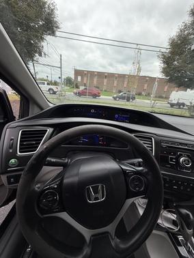 Black 2015 Honda Civic LX