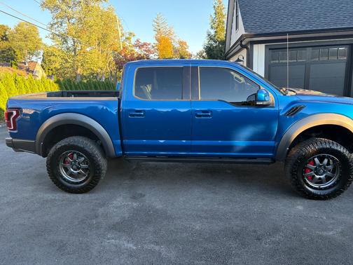 Blue 2018 Ford F-150 Raptor