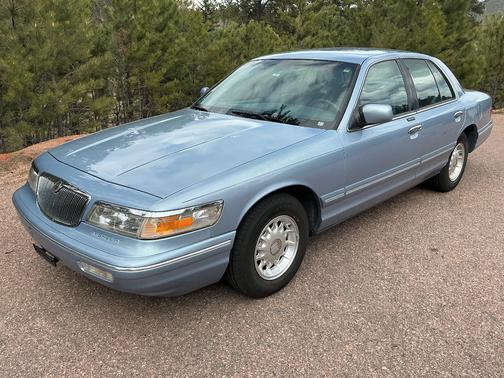Blue 1997 Mercury Grand Marquis LS