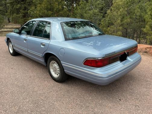 Blue 1997 Mercury Grand Marquis LS