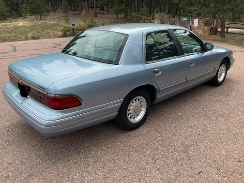 Blue 1997 Mercury Grand Marquis LS