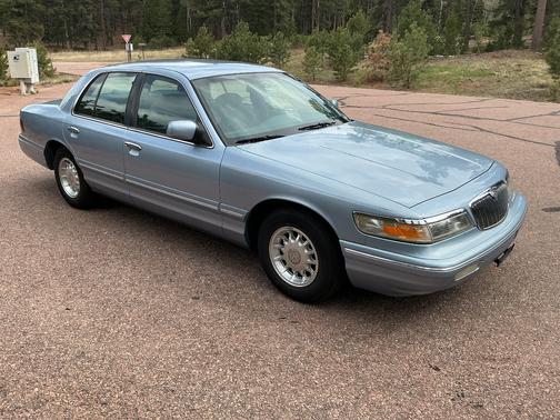 Blue 1997 Mercury Grand Marquis LS