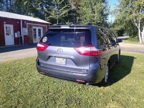 Blue 2017 Toyota Sienna Limited Premium