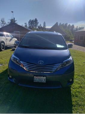 Blue 2017 Toyota Sienna Limited Premium