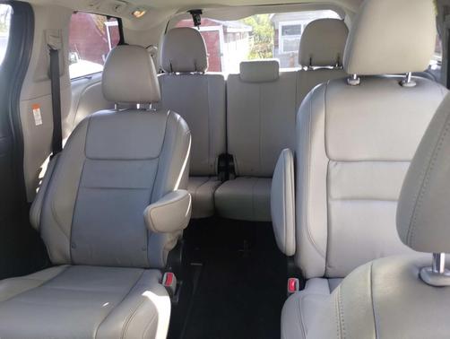 Blue 2017 Toyota Sienna Limited Premium