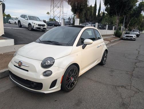 White 2019 FIAT 500 Abarth