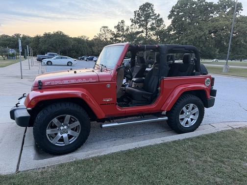 Red 2015 Jeep Wrangler Sahara