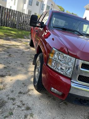 Red 2007 Chevrolet Silverado 1500 LT1 Crew Cab