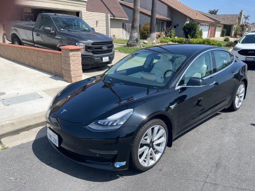 Black 2020 Tesla Model 3 Long Range