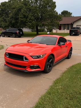 Orange 2015 Ford Mustang V6