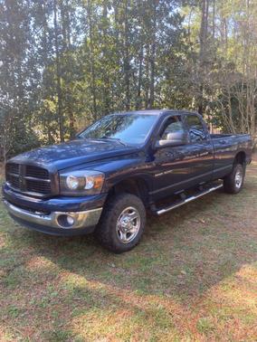 Blue 2006 Dodge Ram 2500 SLT Quad Cab