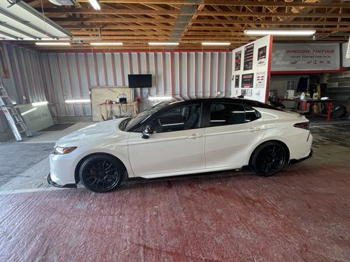 White 2023 Toyota Camry TRD V6
