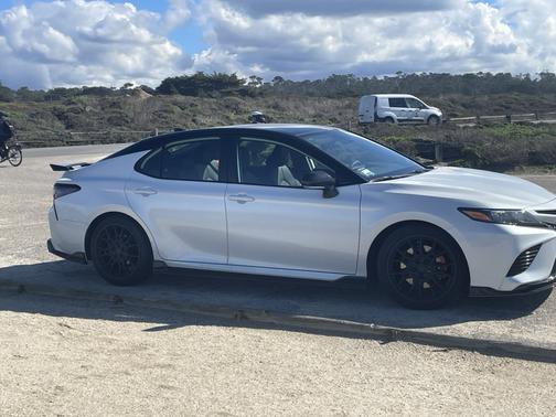 White 2023 Toyota Camry TRD V6