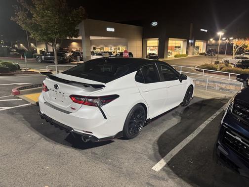 White 2023 Toyota Camry TRD V6