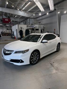 White 2015 Acura TLX V6 Advance