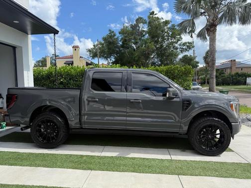 Gray 2021 Ford F-150 Lariat
